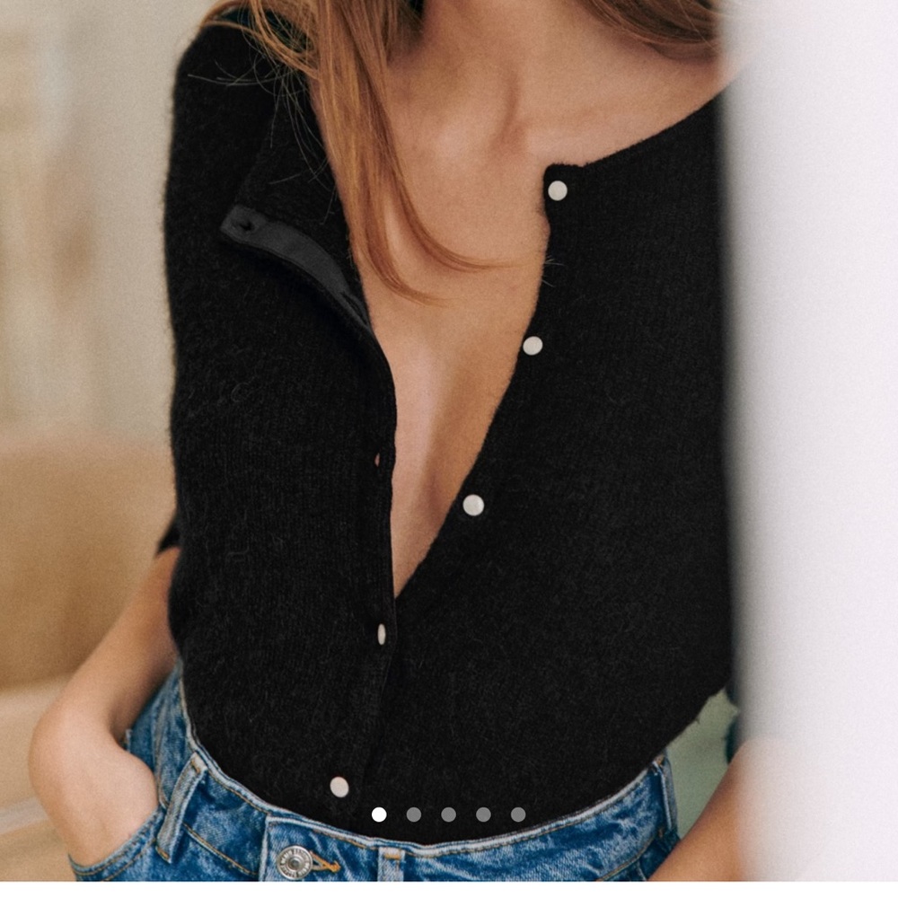 Black Gaspard Sezane Sweater